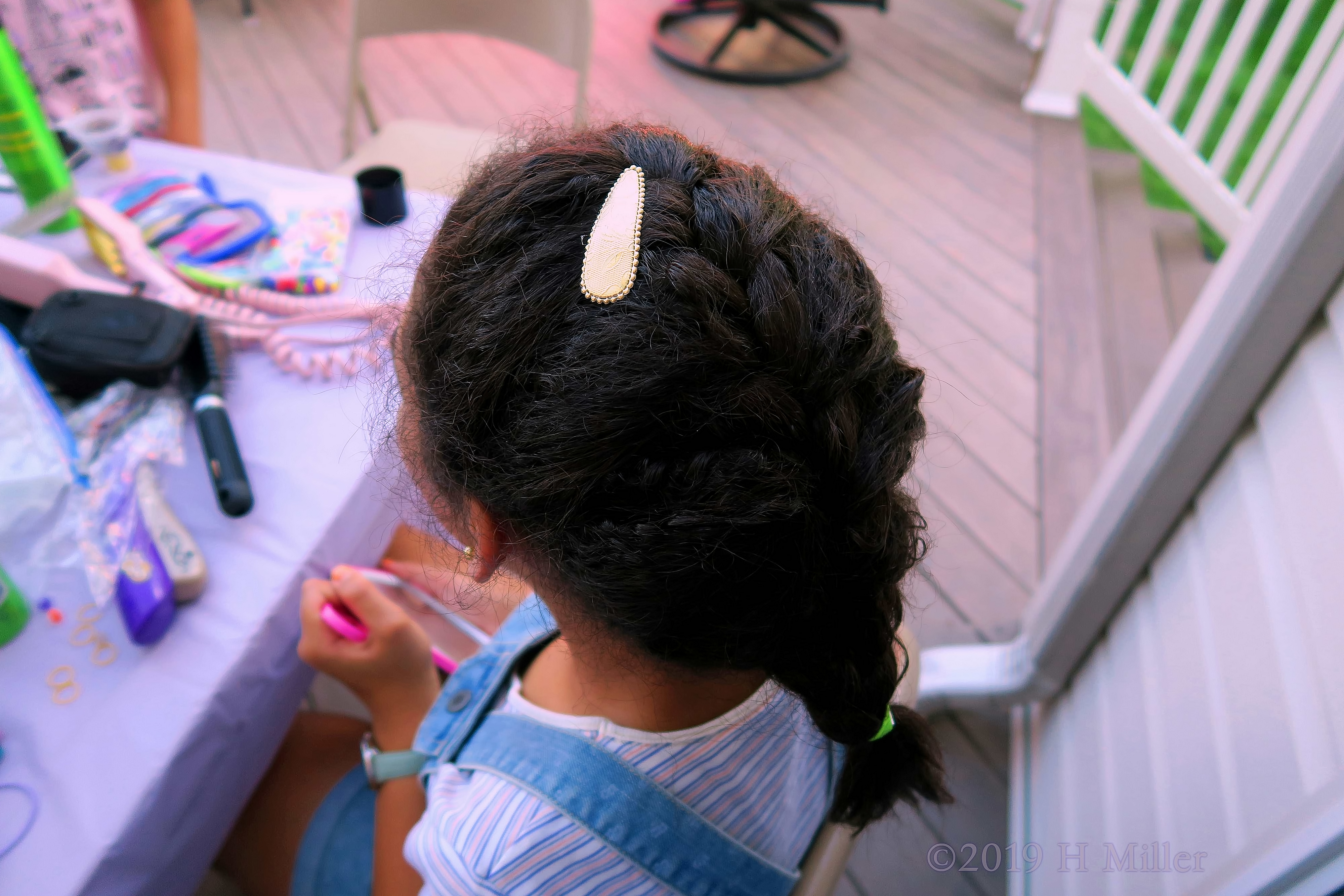 Hair Clip To Keep Her Braided Kids Hairstyle Together Hair Clip To Keep Her Braided Kids Hairstyle Together