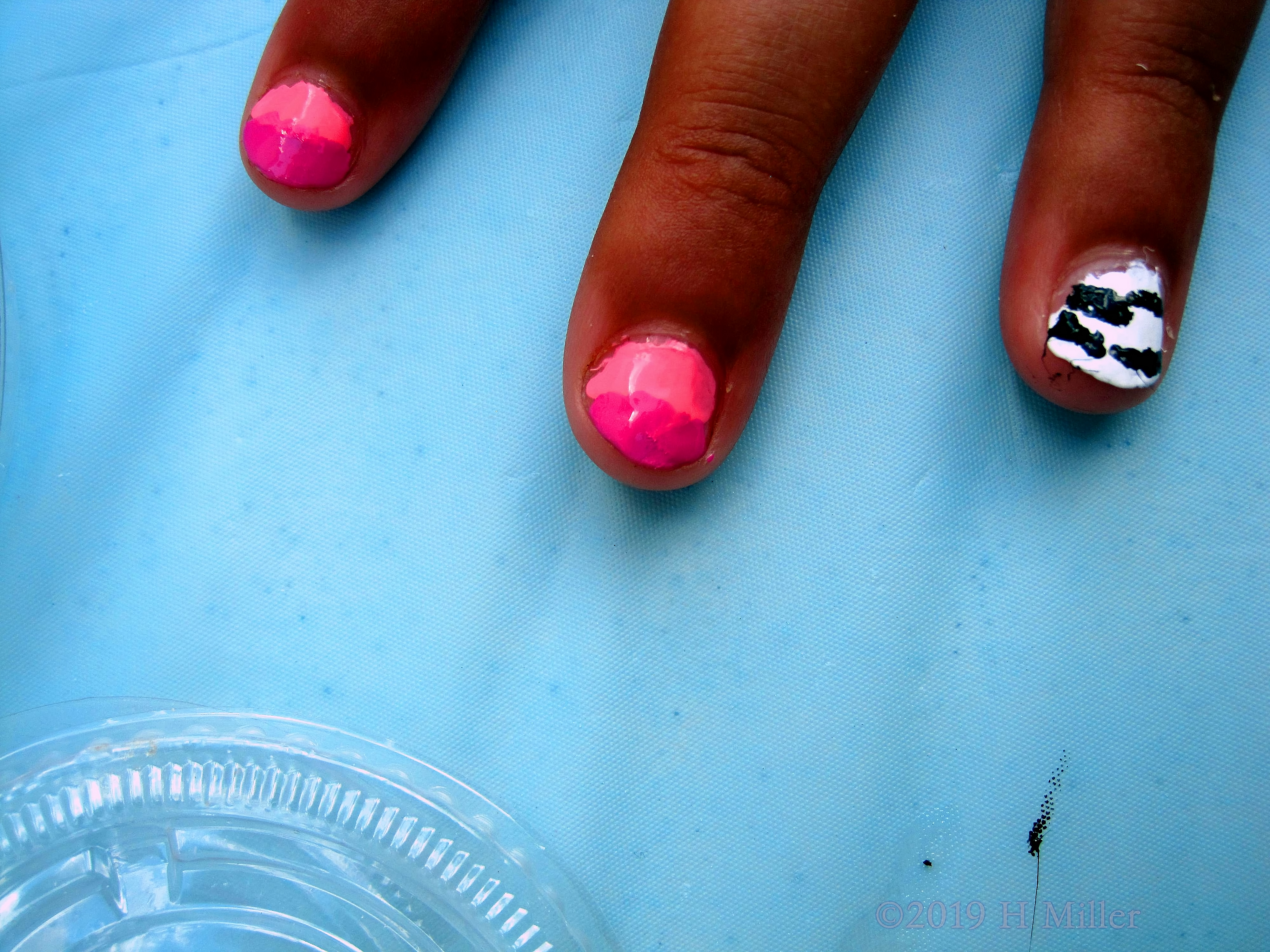 Interesting Zebra Nail Art Design 