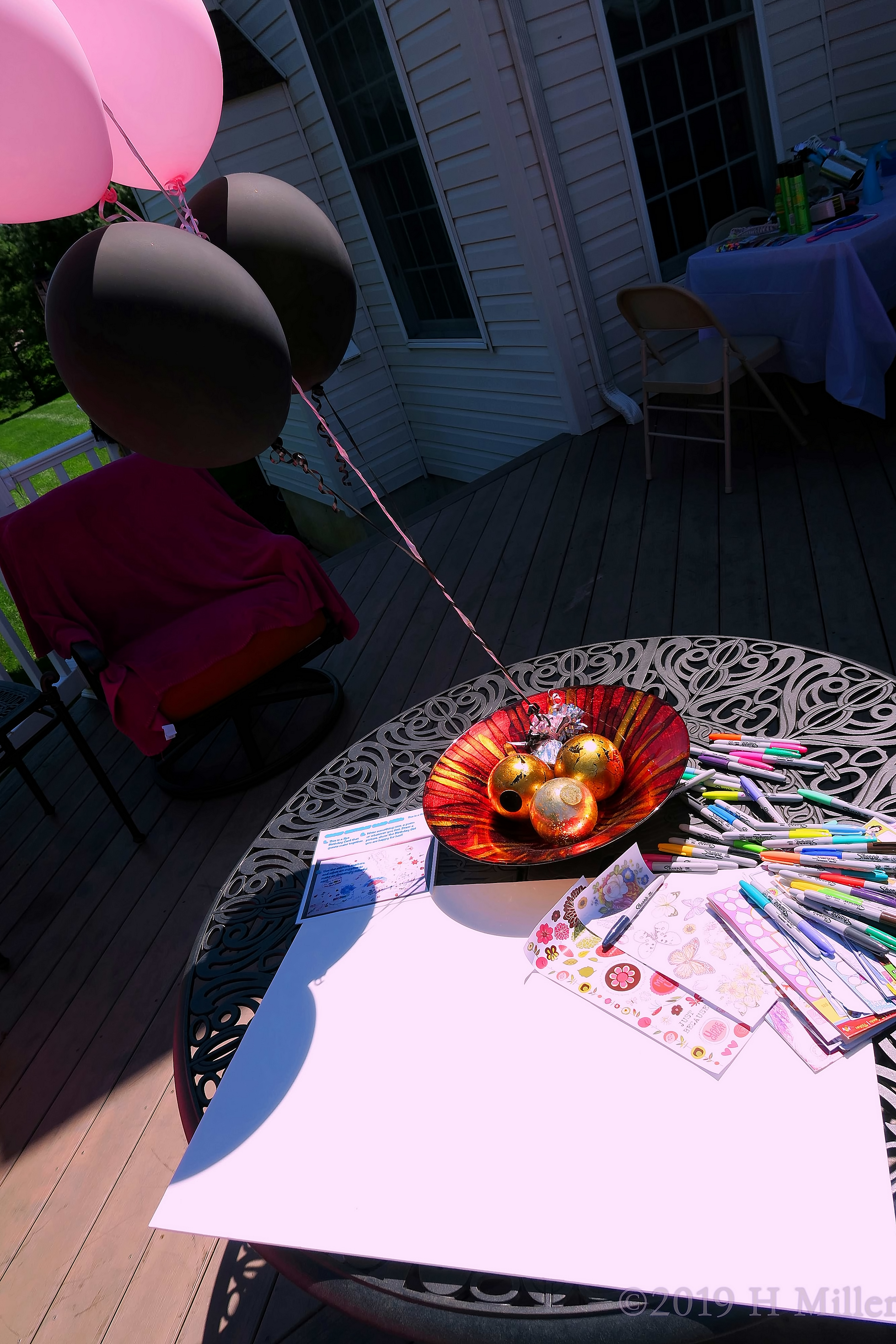 Spa Birthday Card Decorating Station Spa Birthday Card Decorating Station