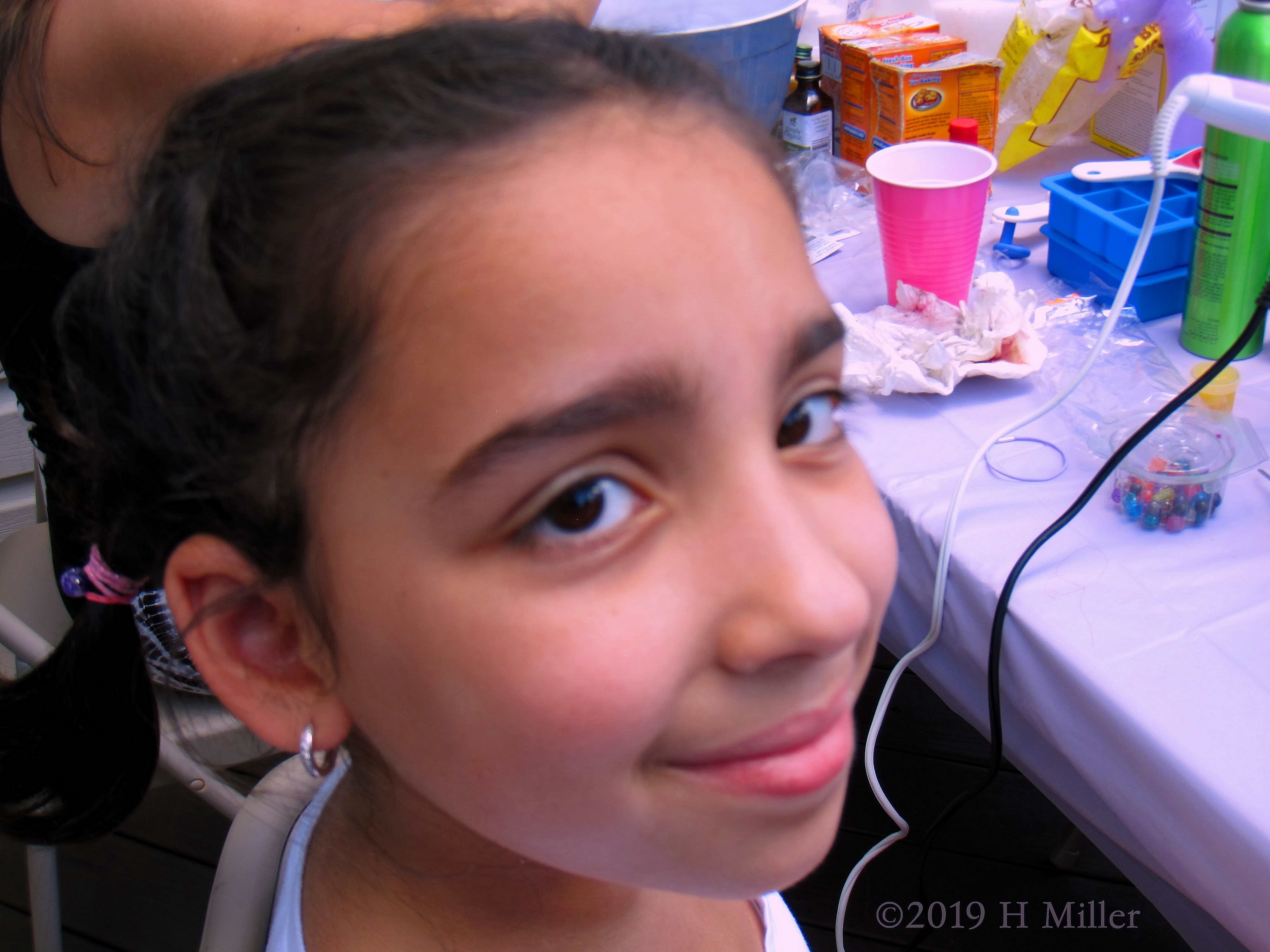 Spa Birthday Party With Hairstyles 