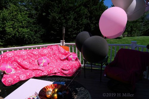 Another Angle Shot Of Outdoor Spa Party Decor Another Angle Shot Of Outdoor Spa Party Decor