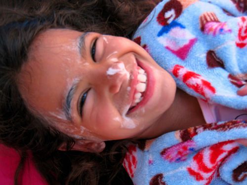 Smiling During Kids Facials! Smiling During Kids Facials!