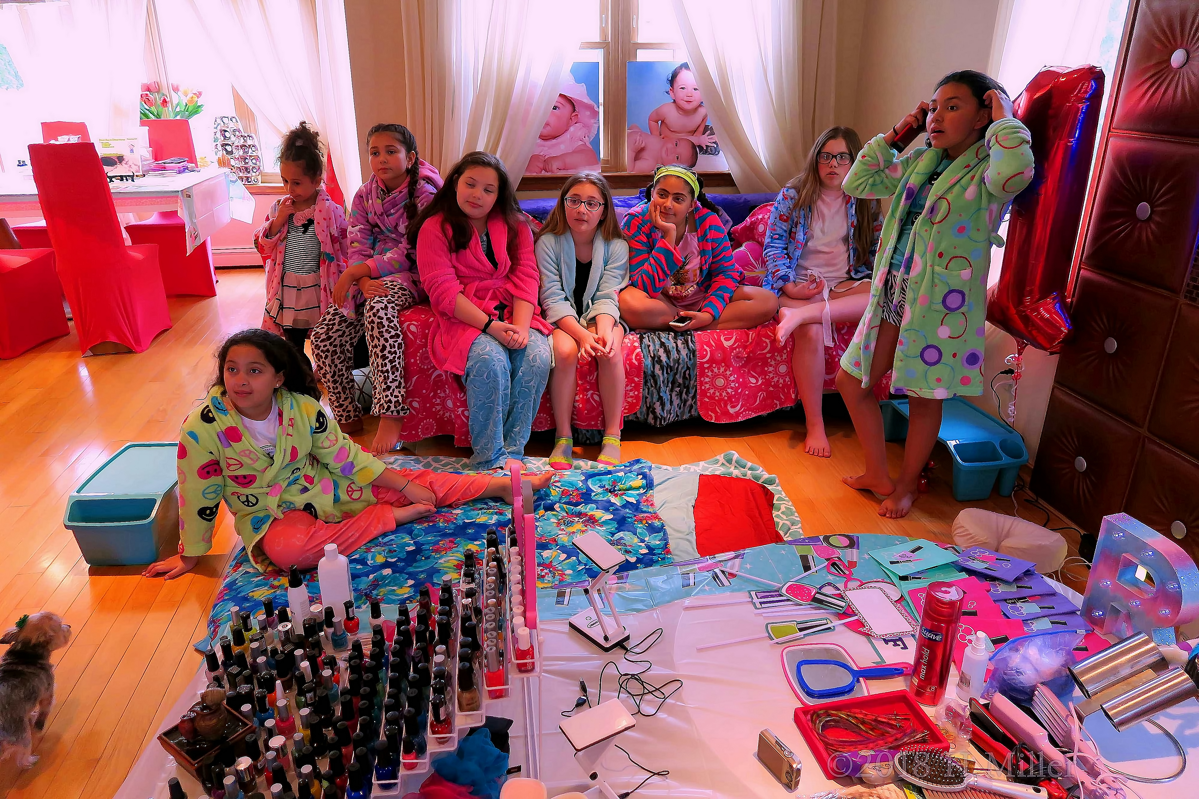 Everyone Is All Set To Begin The Spa Activities! Everyone Is All Set To Begin The Spa Activities!