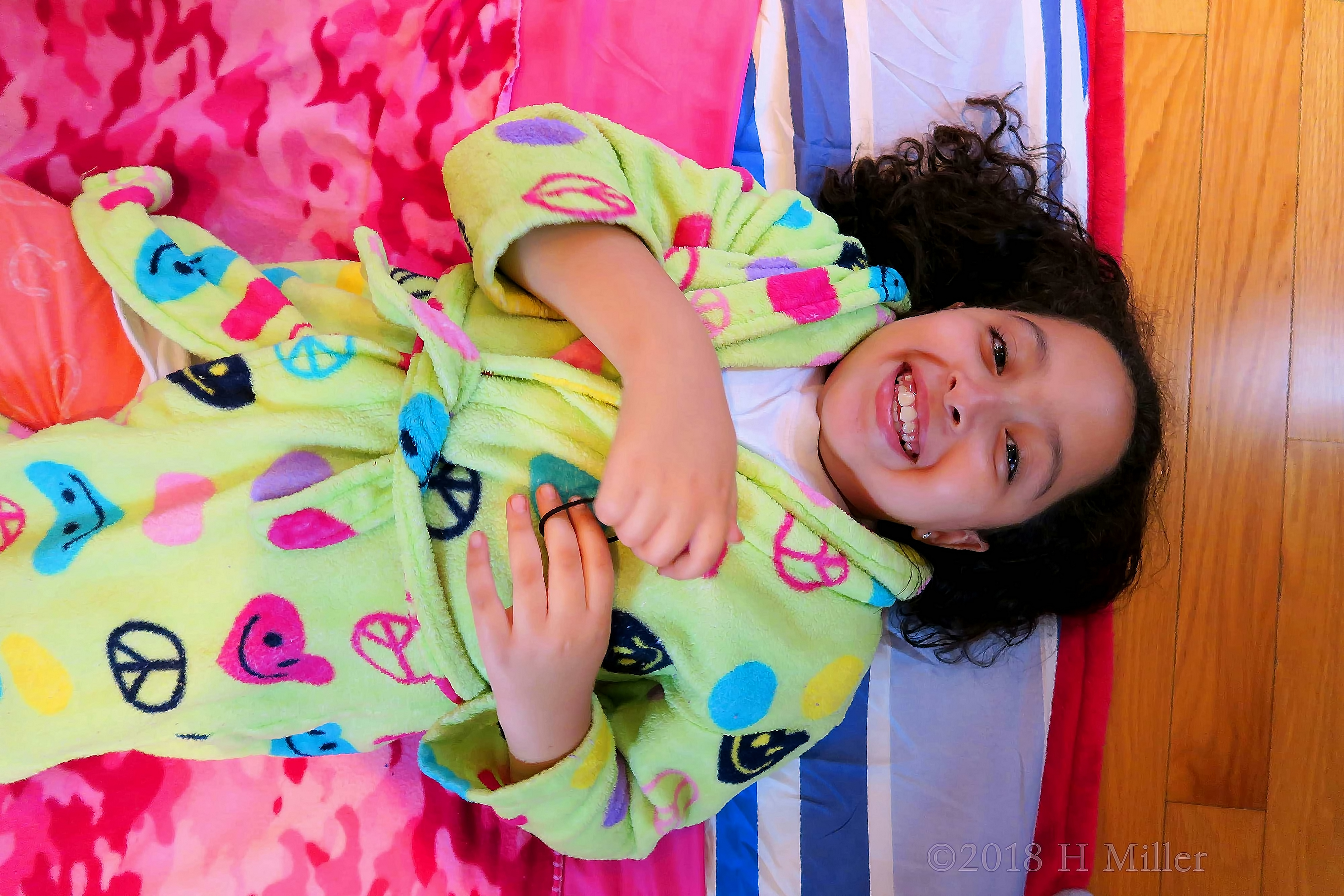 Excited Before Her Kids Facial Activity! Excited Before Her Kids Facial Activity!