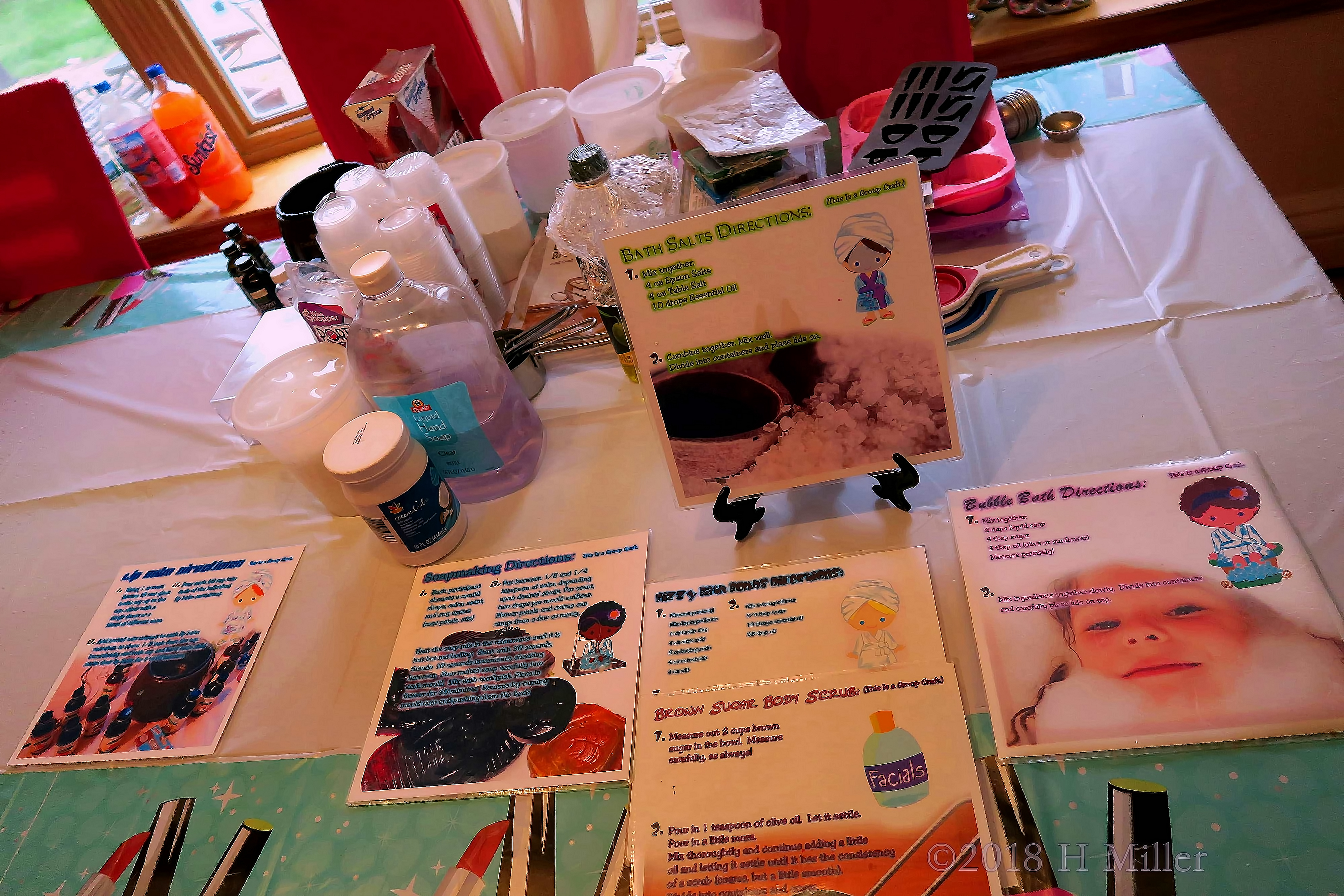 Instruction Cards With All Required Ingredients And Instructions For The Kids To Begin Crafting With! Instruction Cards With All Required Ingredients And Instructions For The Kids To Begin Crafting With!