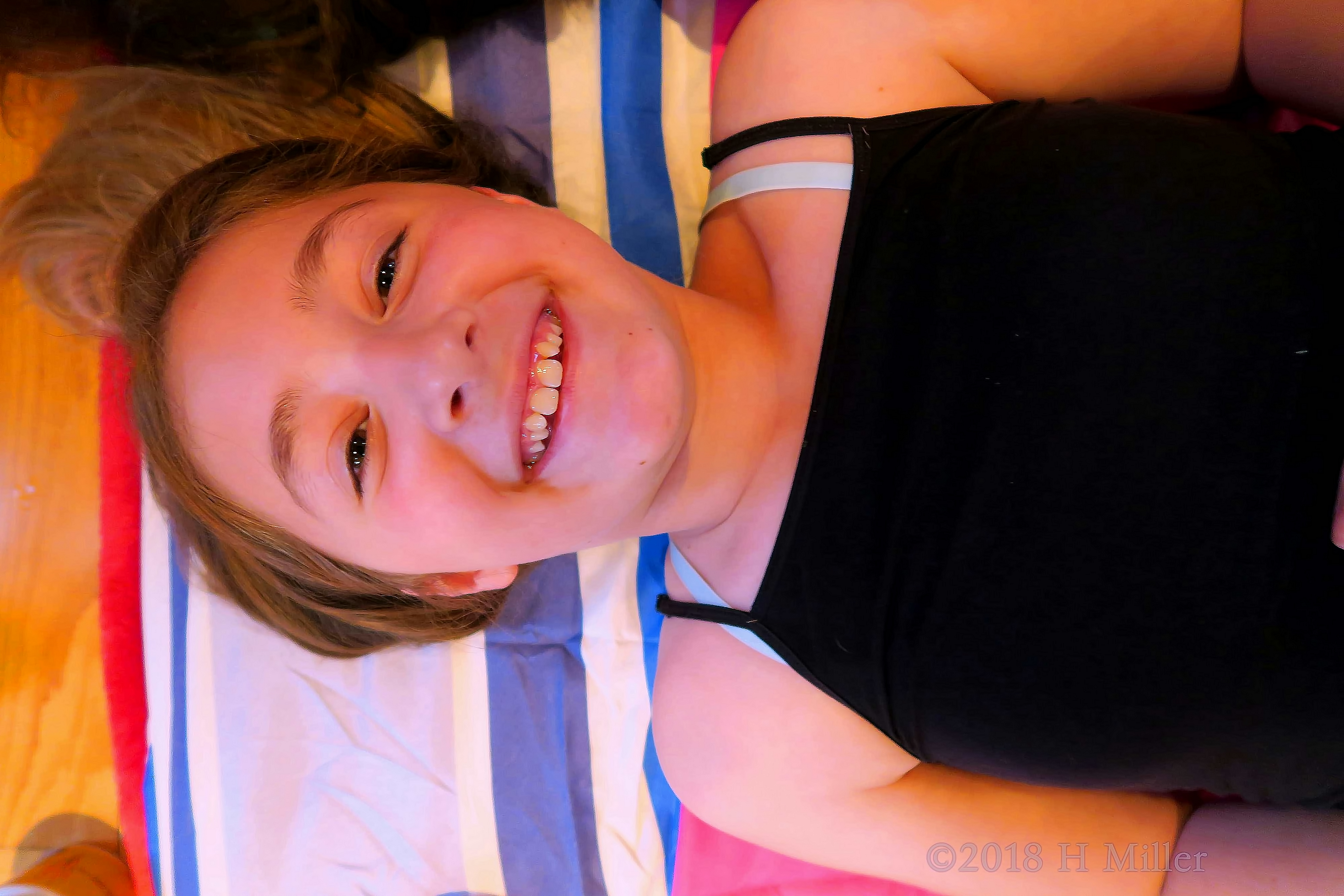 Super Excited Before Her Kids Facial! Super Excited Before Her Kids Facial!