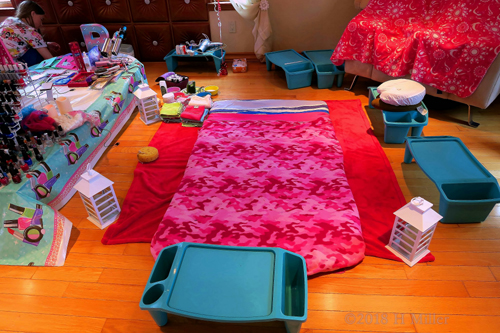 An Amazing Welcome Provided By The Perfect Spa Setup At The Spa Party For Kids An Amazing Welcome Provided By The Perfect Spa Setup At The Spa Party For Kids