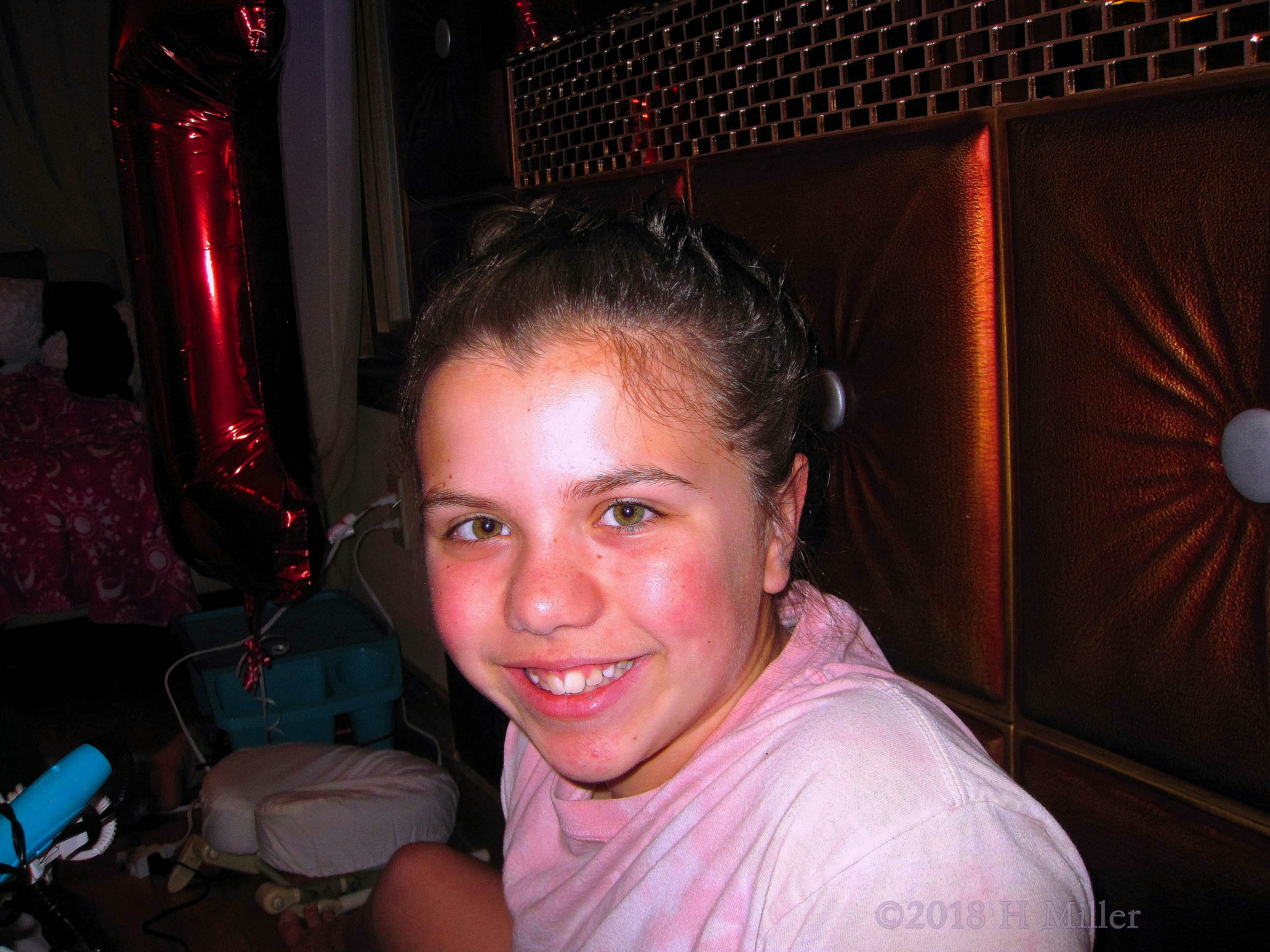 Clicked While Having Fun After Her Kids Facial! Clicked While Having Fun After Her Kids Facial!