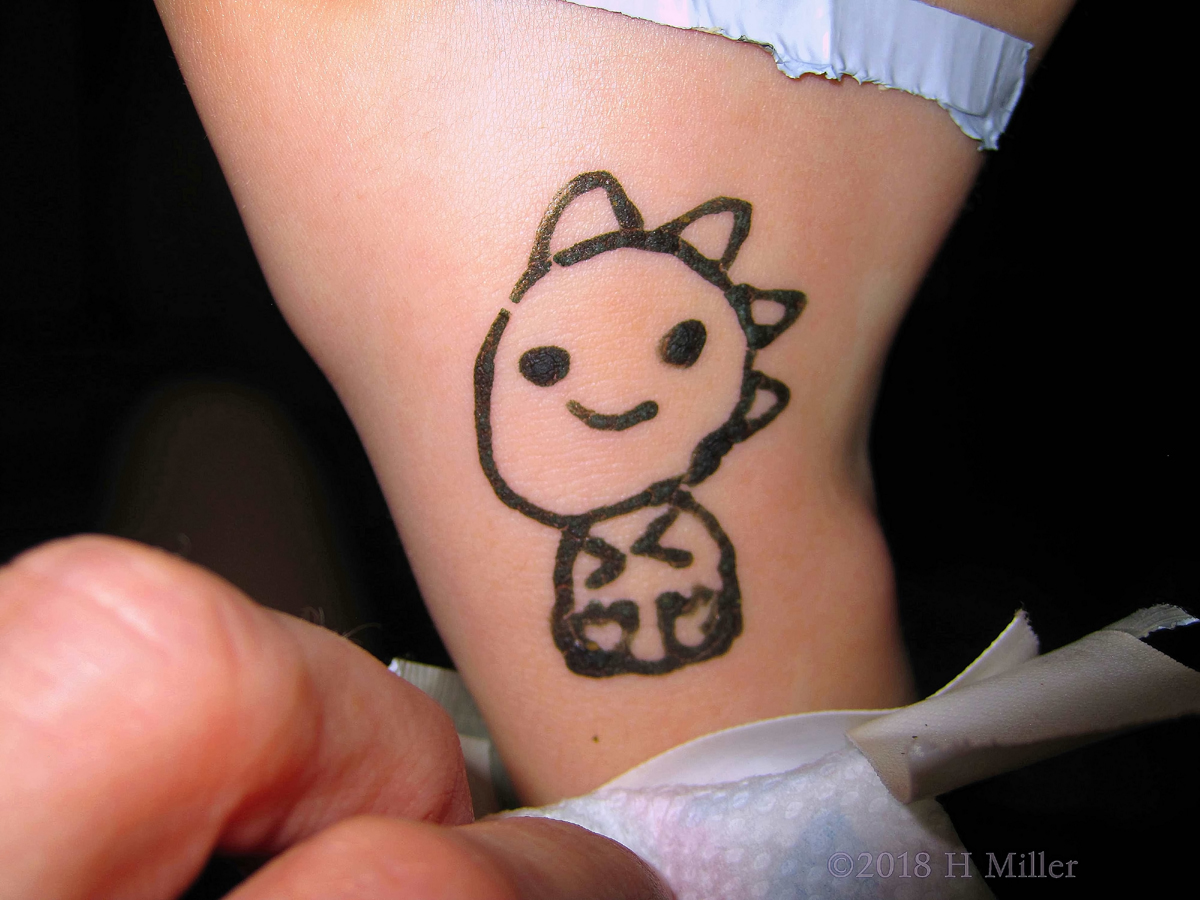 Lovely Jagua Tattoo For Kids, So Much Fun!