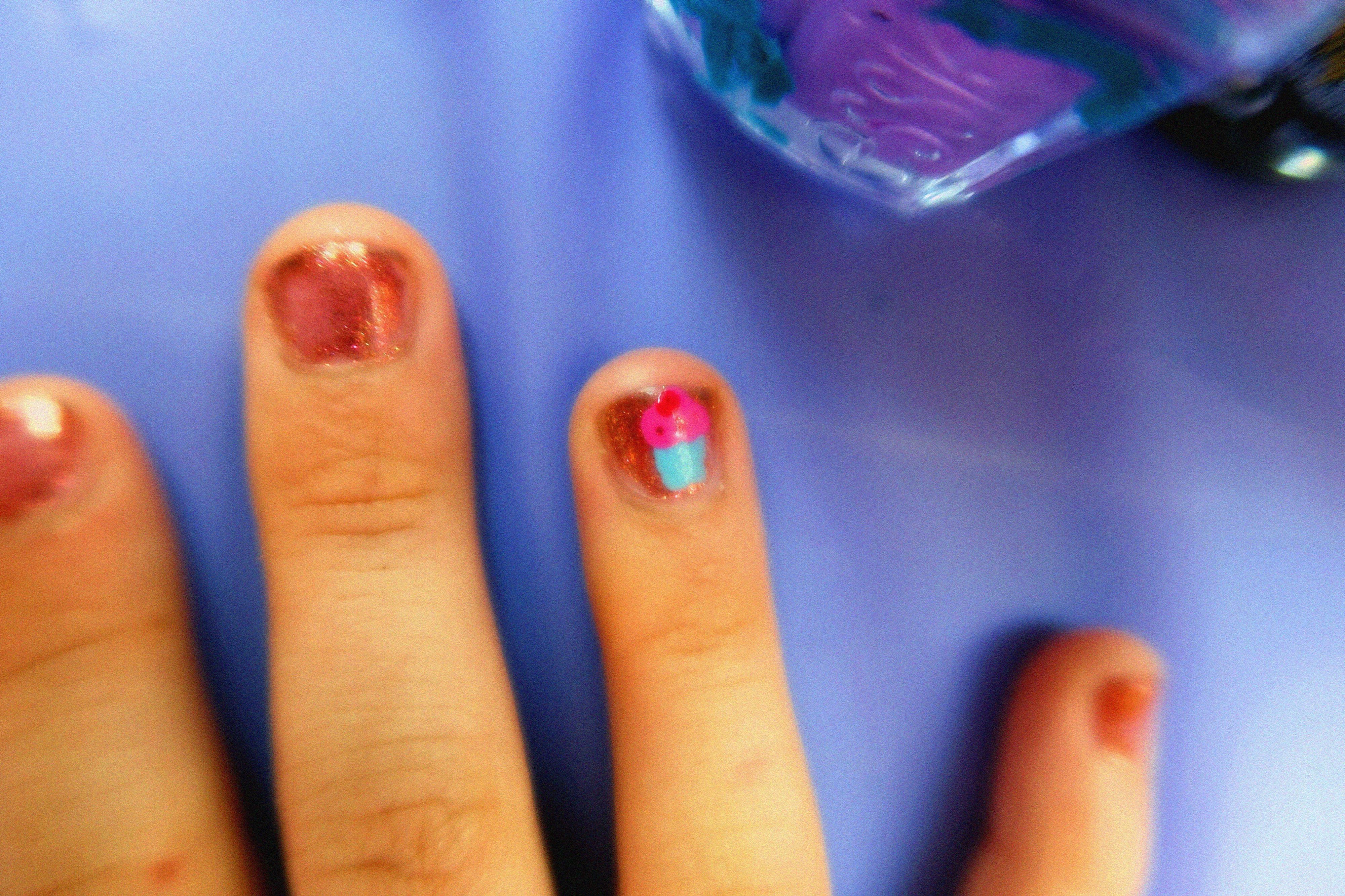 Cupcake Nail Art!! Cupcake Nail Art!!
