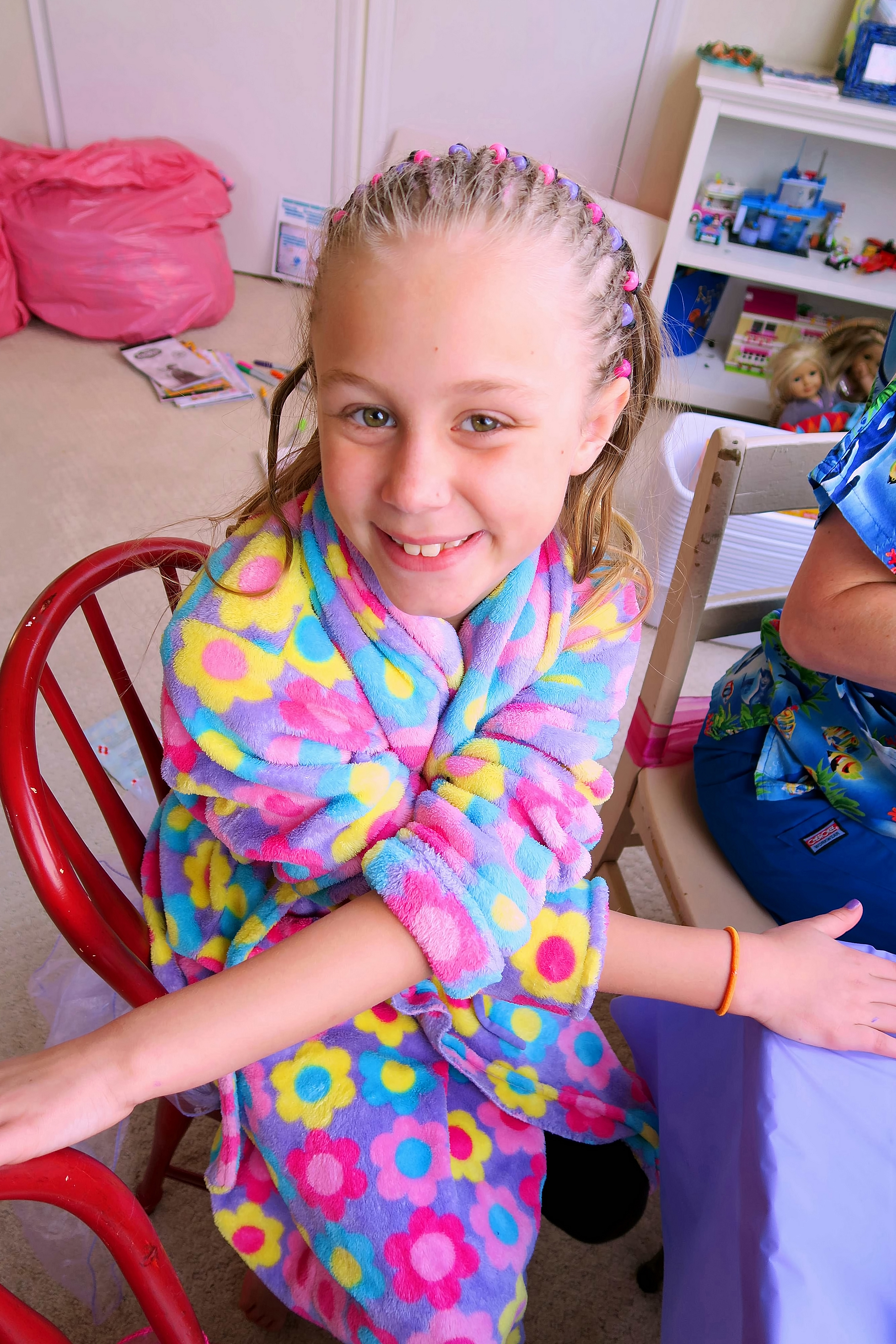 Mini Mani In Progress For The Birthday Girl. Mini Mani In Progress For The Birthday Girl.