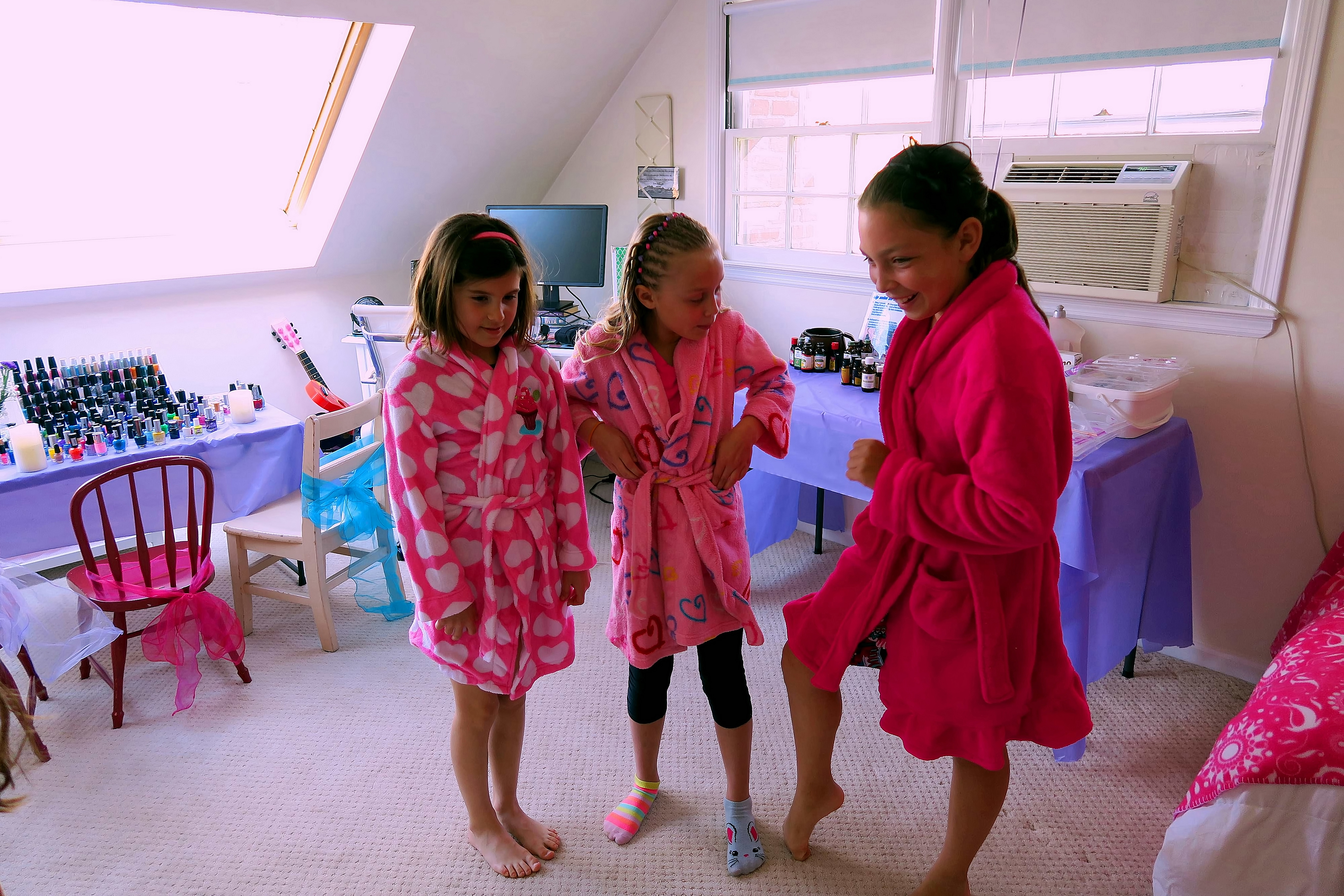 Ready To Start The Spa Party Activities. Ready To Start The Spa Party Activities.