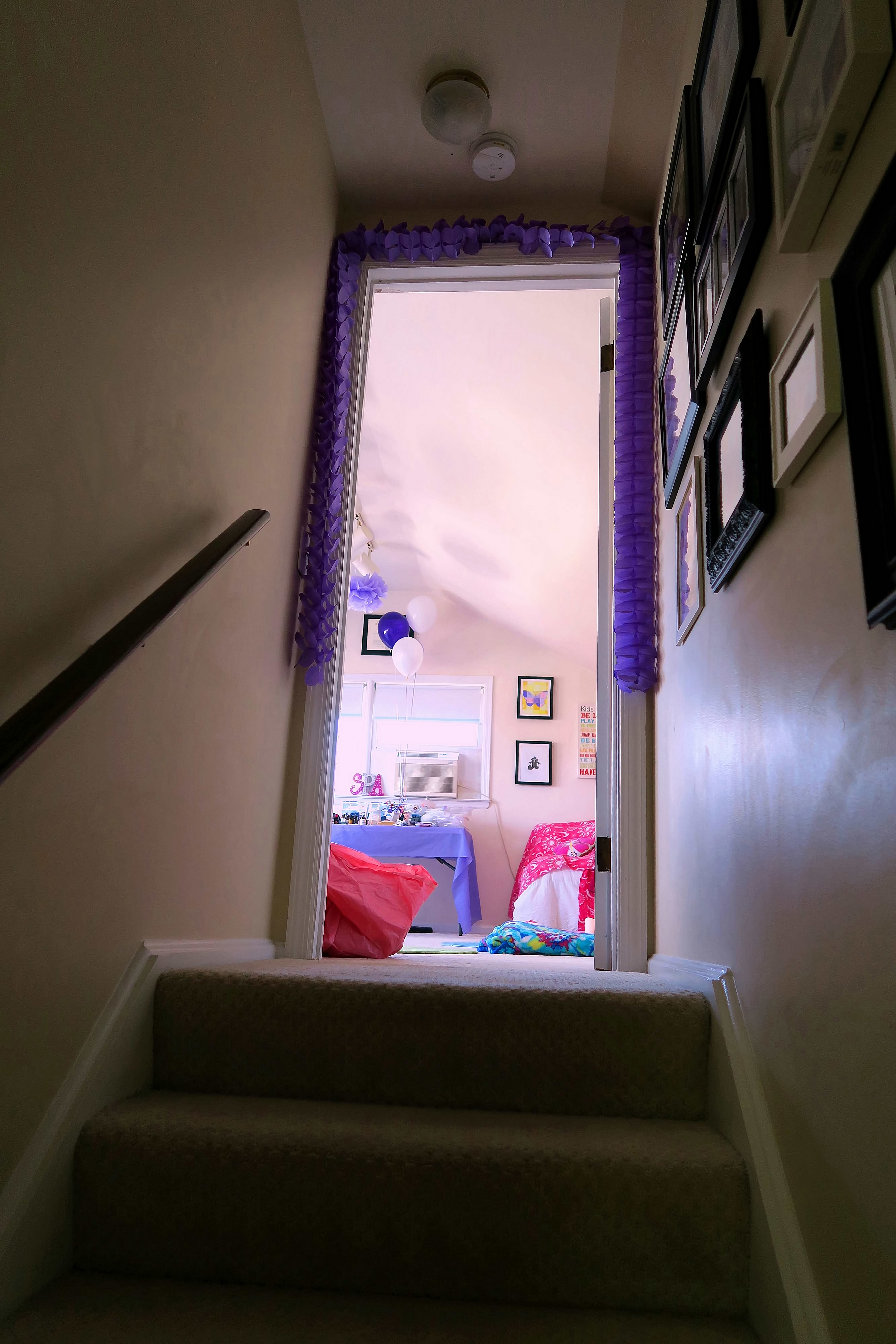 Walking Up The Stairs To The Attic Playroom, This Is What The Kids Will See! Walking Up The Stairs To The Attic Playroom, This Is What The Kids Will See!