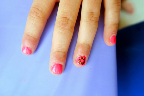 A Donut! But It's Just Nail Art. Do Not Try To Eat! A Donut! But It's Just Nail Art. Do Not Try To Eat!