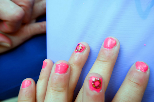 Donuts! Nails On Nails Kids Nail Art.Cool Mani! Donuts! Nails On Nails Kids Nail Art.Cool Mani!