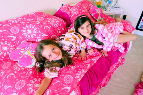 Enjoying Riley's Spa Birthday Party. Enjoying Riley's Spa Birthday Party.