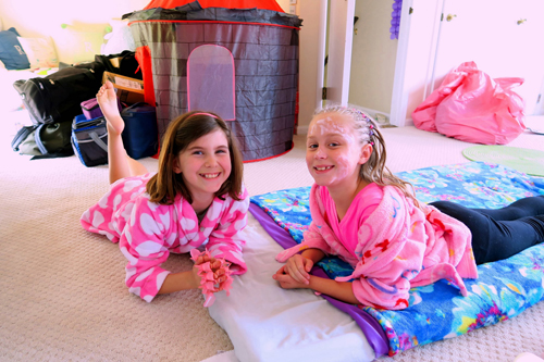 Having A Fun Time Chatting During Riley's Facial. Having A Fun Time Chatting During Riley's Facial.