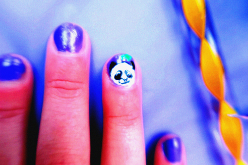 Panda Kids Nail Art! Panda Kids Nail Art!