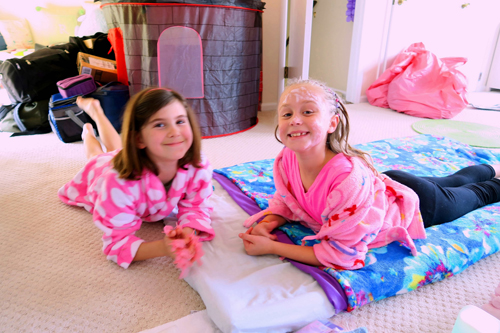 Spa Birthday Party Smiley Pic. Spa Birthday Party Smiley Pic.