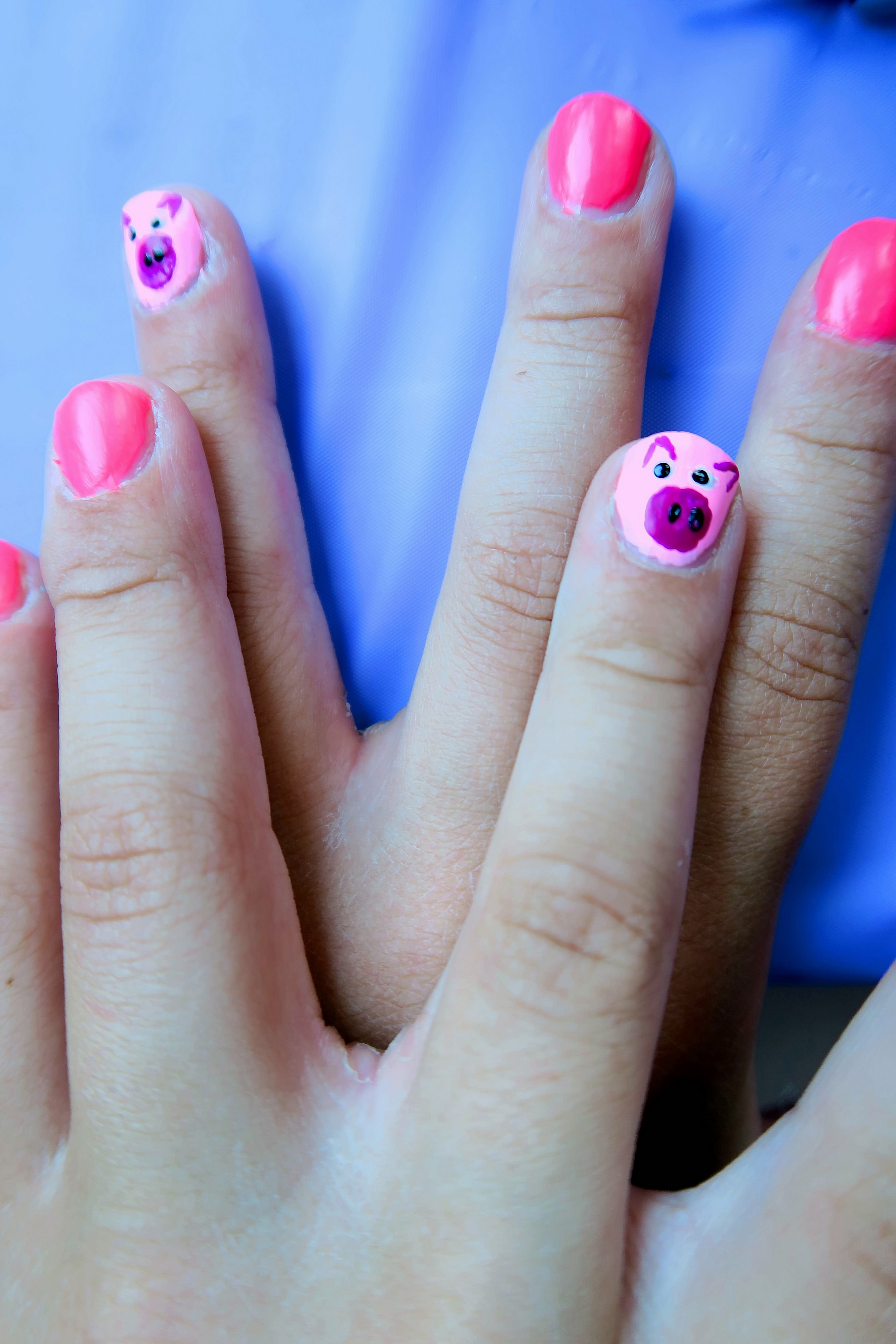 Piggies And More Piggies! Kids Nail Art Designs. Piggies And More Piggies! Kids Nail Art Designs.