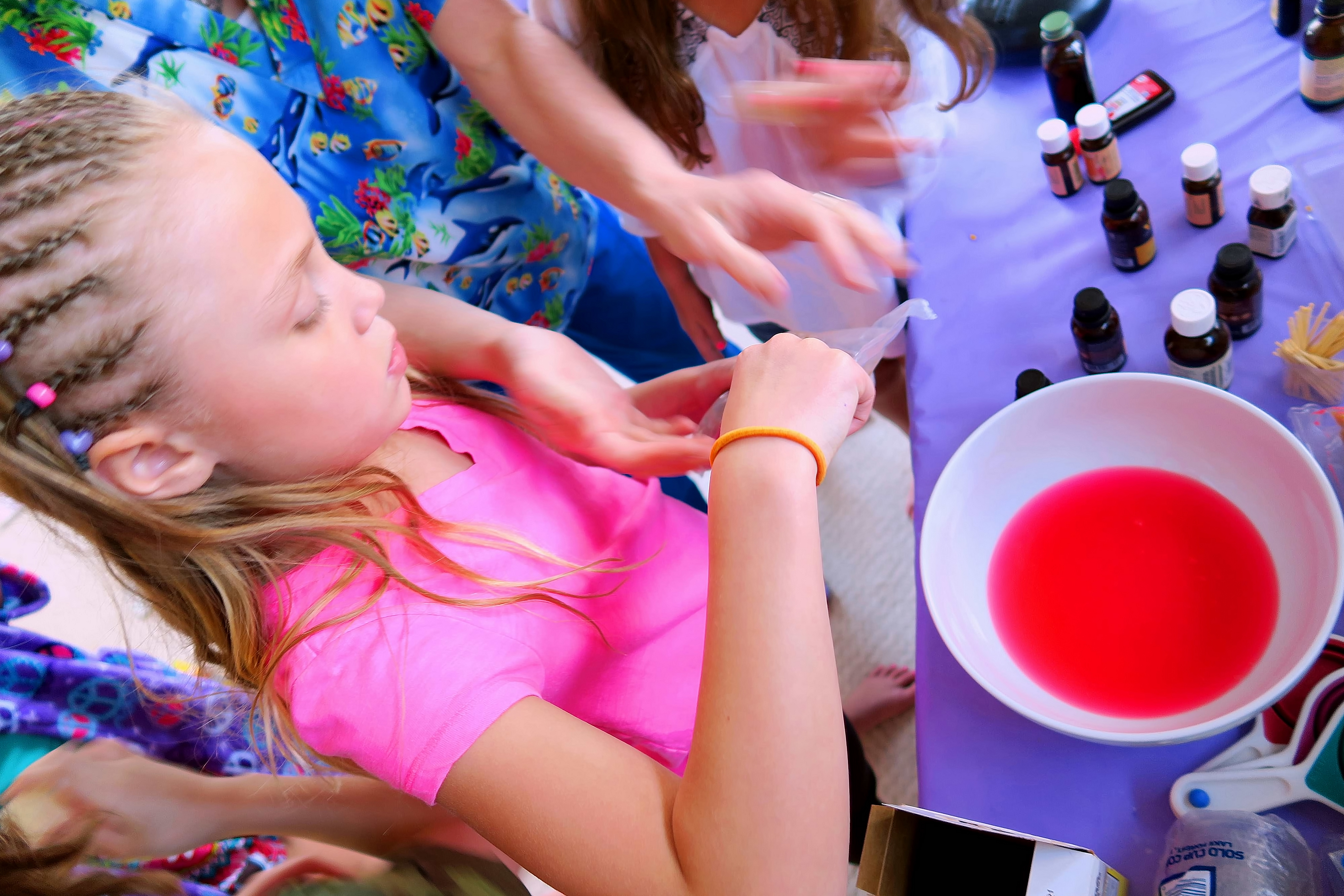 Riley Mixing The Ingredients. Riley Mixing The Ingredients.