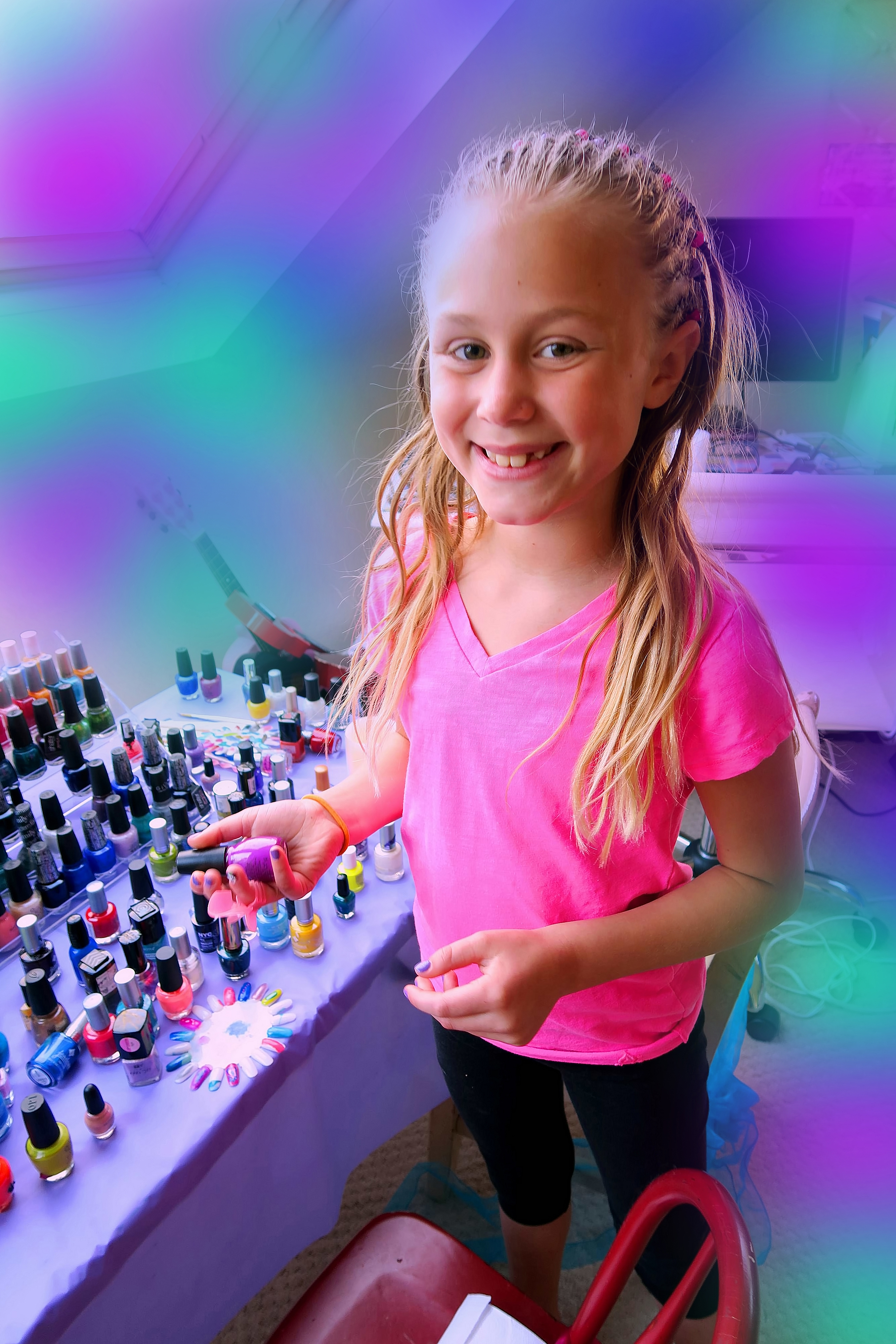 Riley With Color Background. Riley With Color Background.