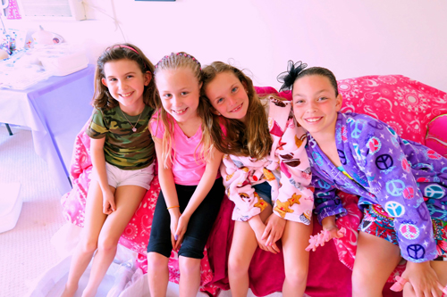 Group Pic Of The Girls During The Kids Home Spa Party Foot Bath. Group Pic Of The Girls During The Kids Home Spa Party Foot Bath.