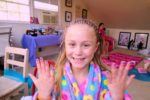 Lavender Nails With Panda Nail Art For The Birthday Girl Lavender Nails With Panda Nail Art For The Birthday Girl