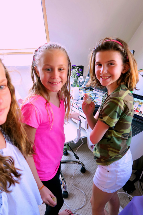 Shaking The Lip Balm Containers To Mix Up The Ingredients! Shaking The Lip Balm Containers To Mix Up The Ingredients!