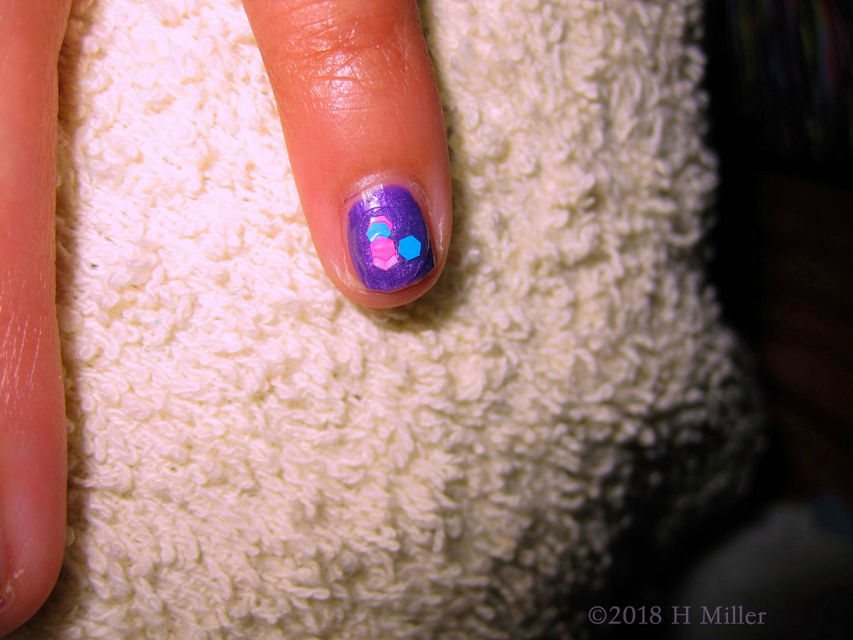 Purple Pink And Blue, All The Colors Just For You!! Girls Manicures Rule! 