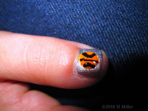 Spa Party Basketball Nail Design Spa Party Basketball Nail Design