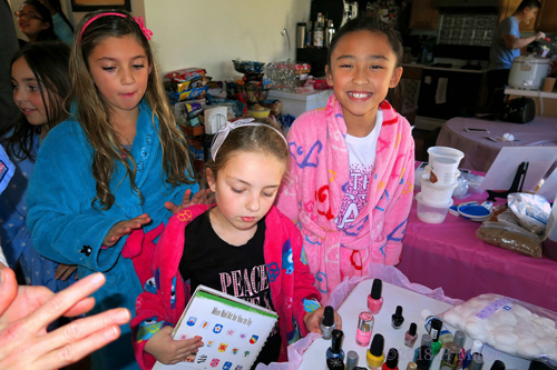 Robyn And Friends Getting Ready To Choose Their Nail Color Robyn And Friends Getting Ready To Choose Their Nail Color