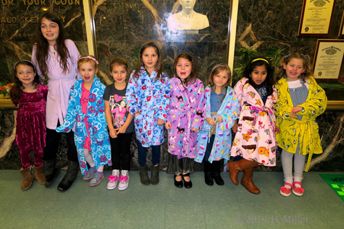 Fun Girls Spa Party Robes Photo!