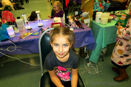 Happy With Her Kids Spa Hairstyle!