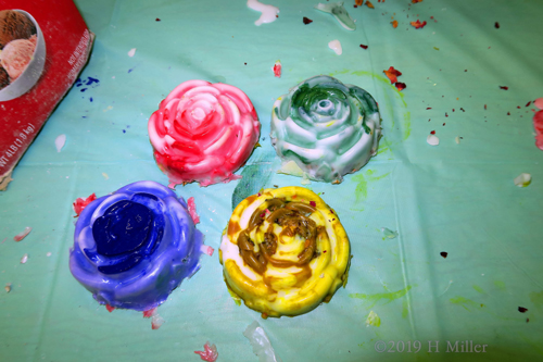 Beautiful Flower Print Bath Soaps Crafts For Kids In Primary Colors