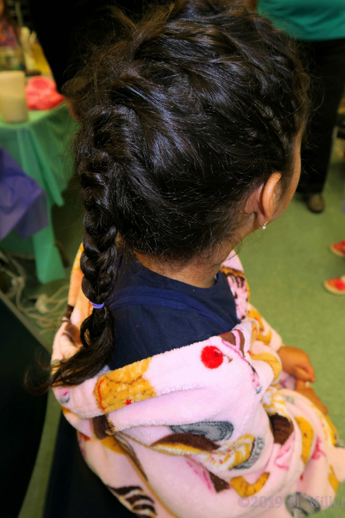 Beautiful French Braid Kids Hairstyl