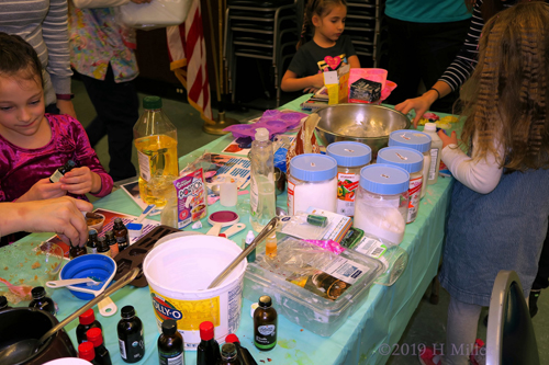 Close Up Of Crafts For Kids Station