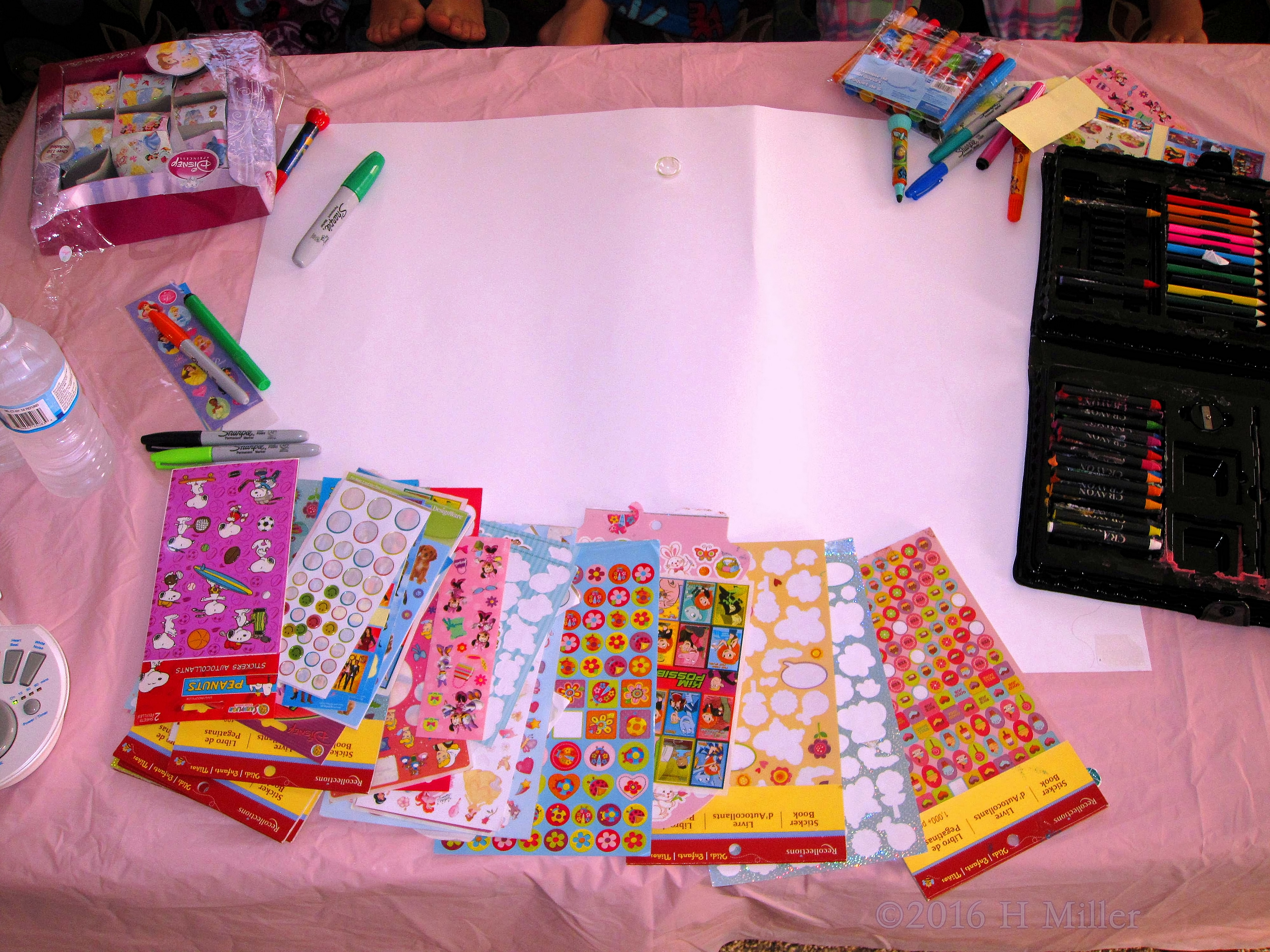 Markers And Stickers For The Birthday Card Markers And Stickers For The Birthday Card