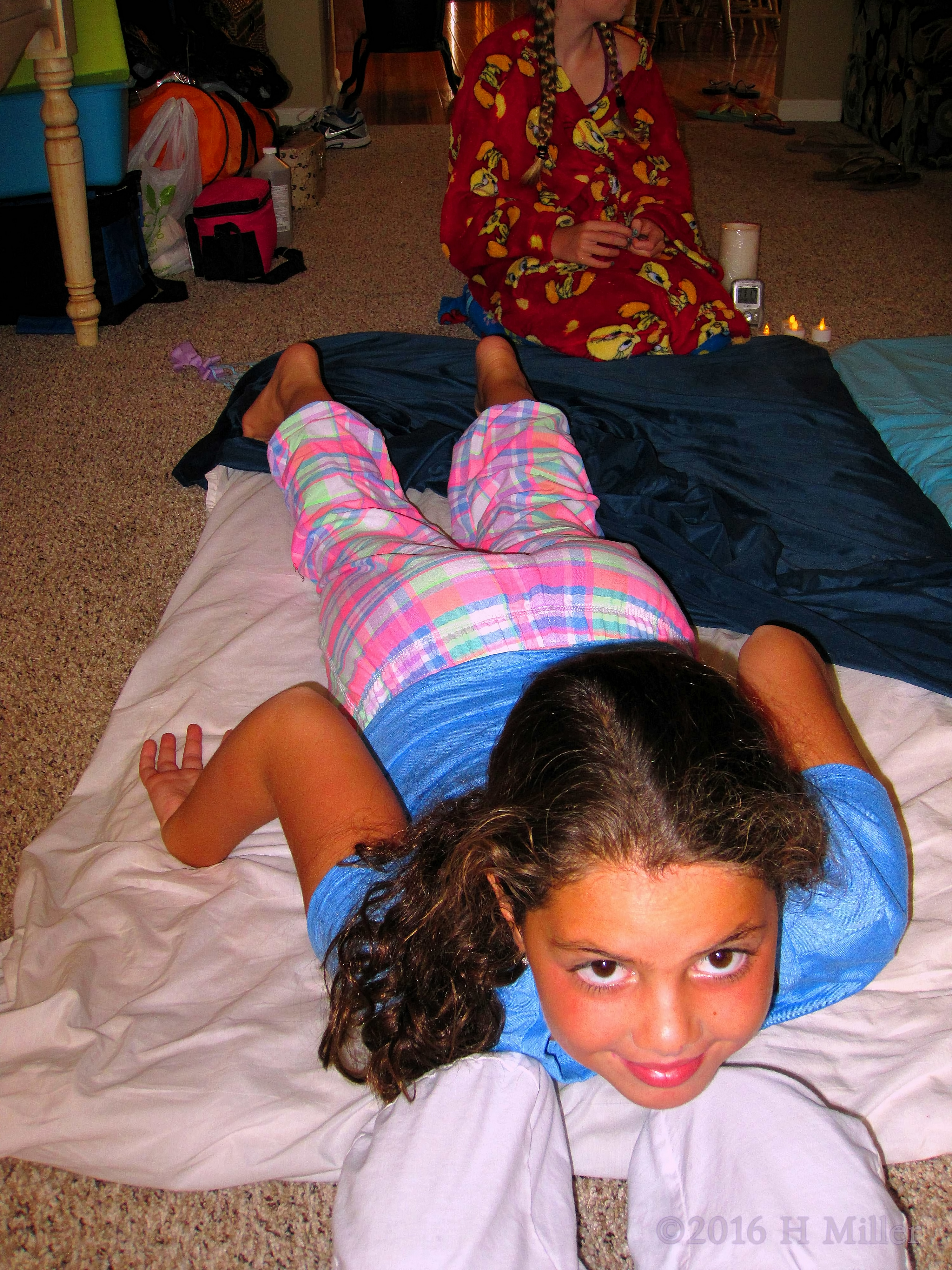 She's Ready For Her Kids Massage. She's Ready For Her Kids Massage.