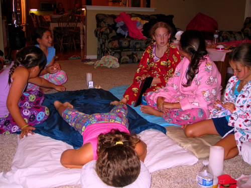 Chatting During Kids Massages. Chatting During Kids Massages.