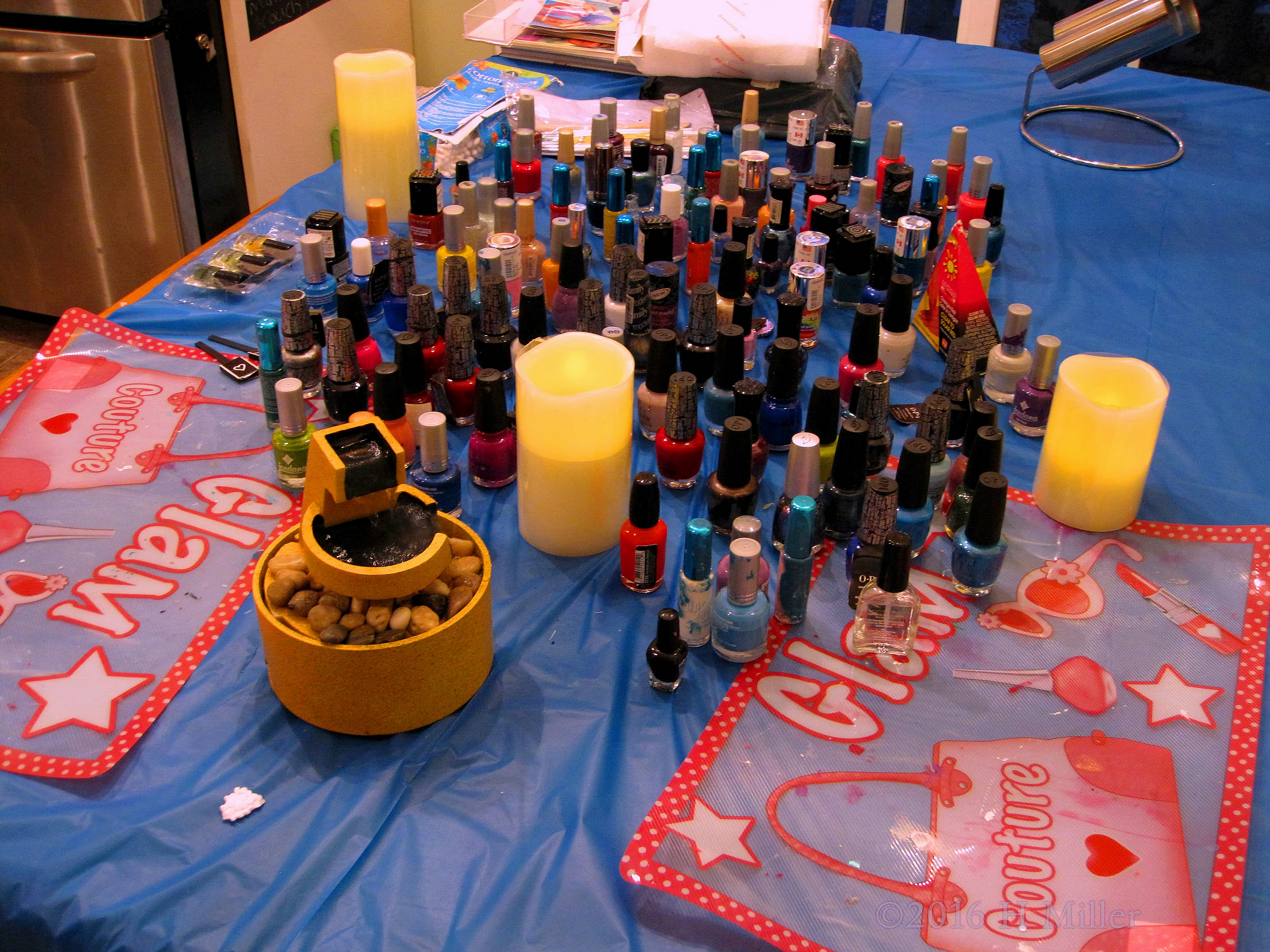 Manicure Table With Its Wonderful Collection Of Nail Polish Colors! Manicure Table With Its Wonderful Collection Of Nail Polish Colors!