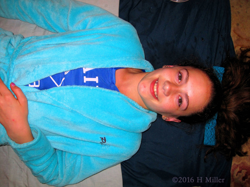 She Looks Happy Before Her Facial For Kids Gets Started She Looks Happy Before Her Facial For Kids Gets Started