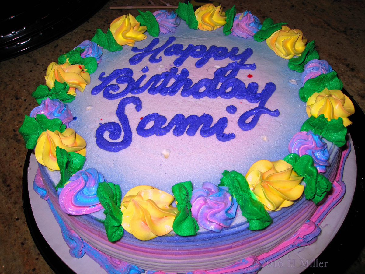 Delicious Cake Wishing Sami A Happy Birthday! 