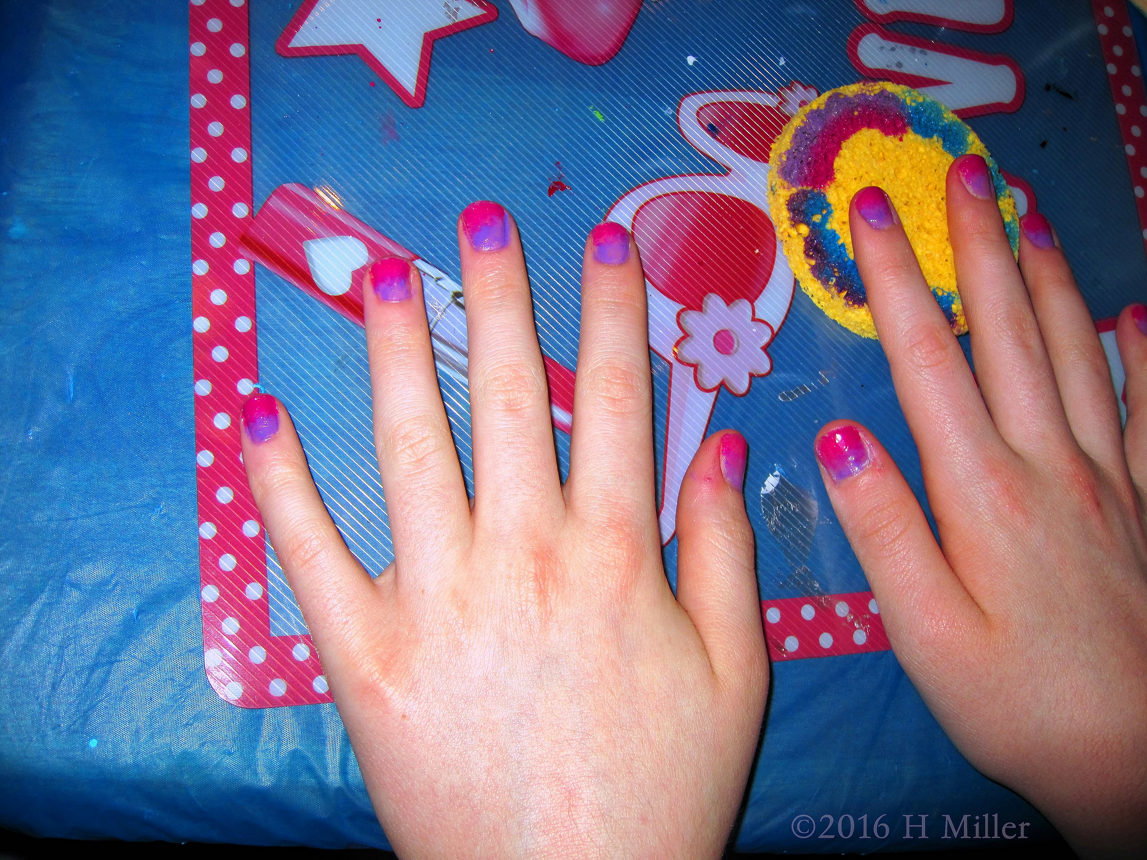 Beautiful Mini Manicure With Ombre Nail Designs. Beautiful Mini Manicure With Ombre Nail Designs.