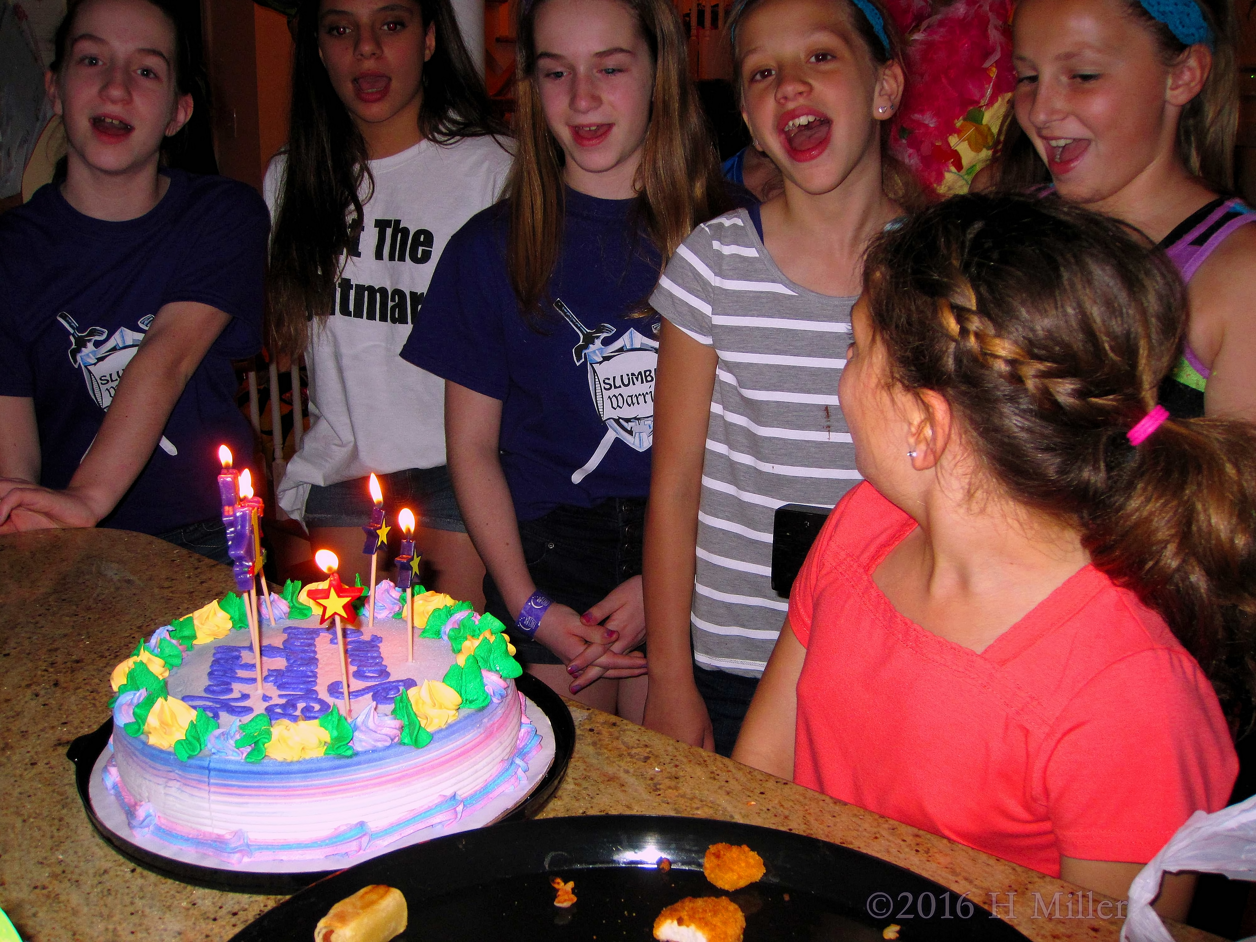 Sami Is So Delighted Having Her Friends Sing Happy Birthday To Her. 