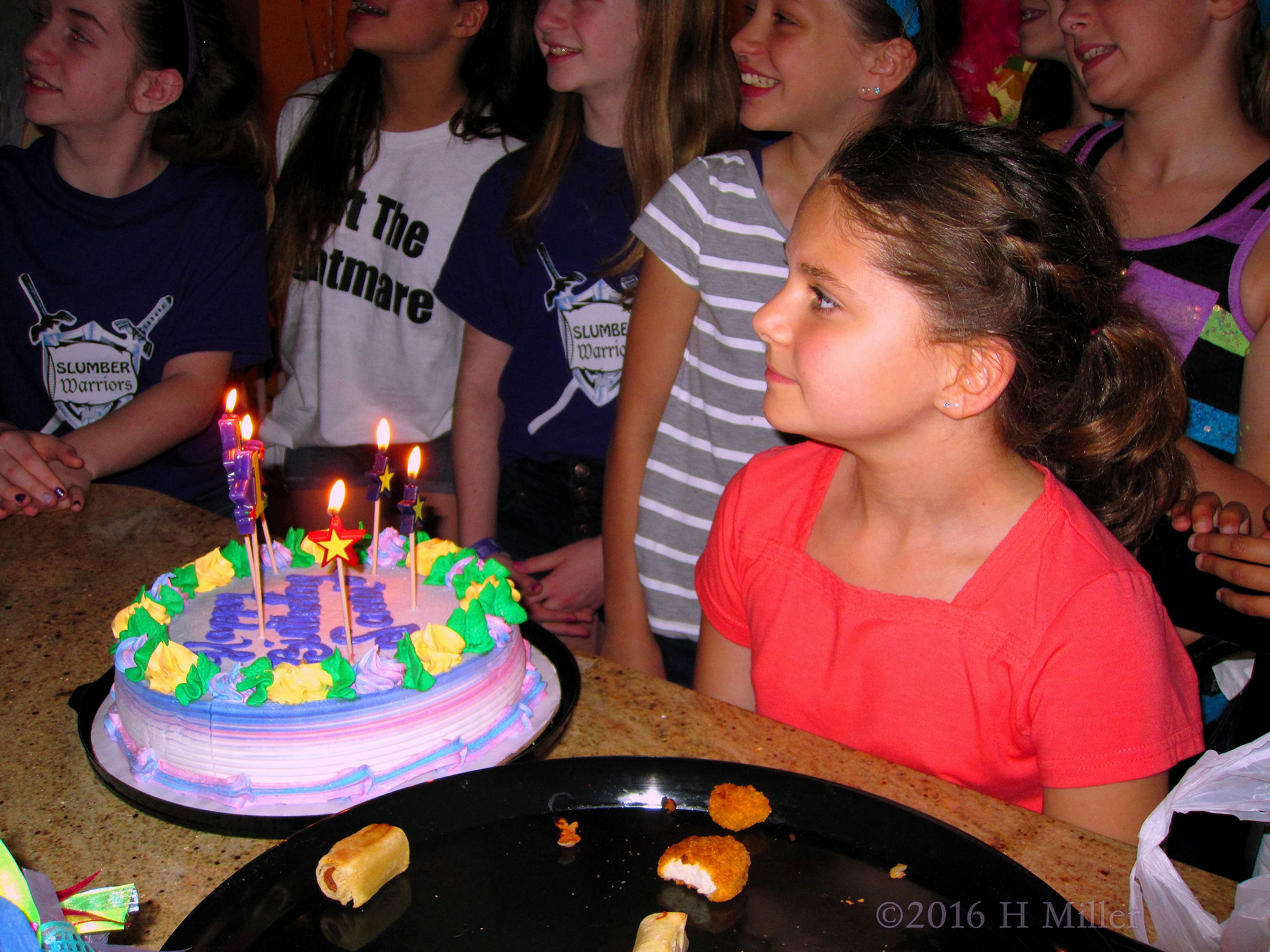 They Pose For A Picture Before Sami Blows Out The Candles. 