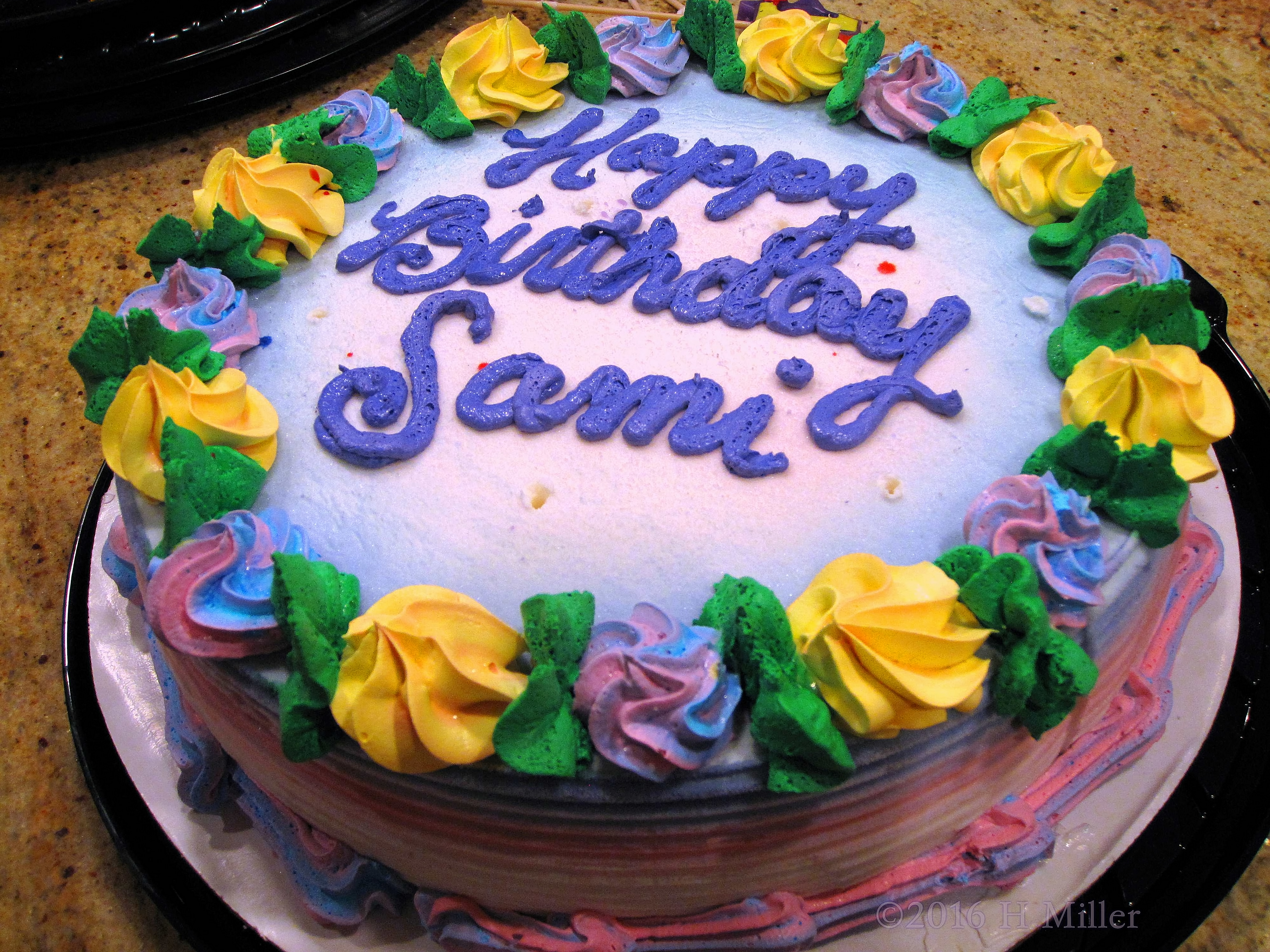 Yummy And Beautiful Birthday Cake For Sami. 