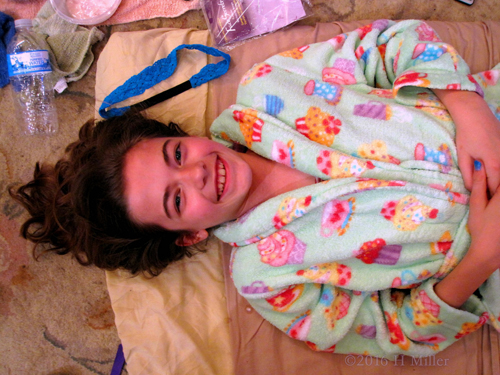 Excited For The Kids Facial Session to Start At The Kids Spa Party Excited For The Kids Facial Session to Start At The Kids Spa Party