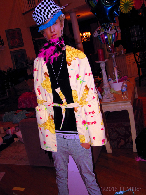 He's Almost Ready For The Girls Spa, Lol! He's Almost Ready For The Girls Spa, Lol!