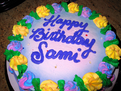 Sami's 11th Birthday Cake! Looks Amazingly Delicious.